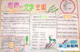 汉字手抄报图片