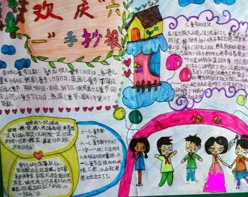 2017儿童节手抄报图片展六一儿童节手抄报素材