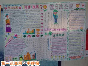法制手抄报如何面对校园暴力