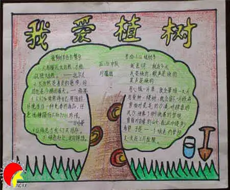 植树节手抄报难忘的一天