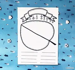 超简单手残也能画的简笔画手帐手抄报排版