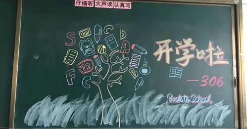 开学啦新学期的黑板报手抄报已经帮你选好了