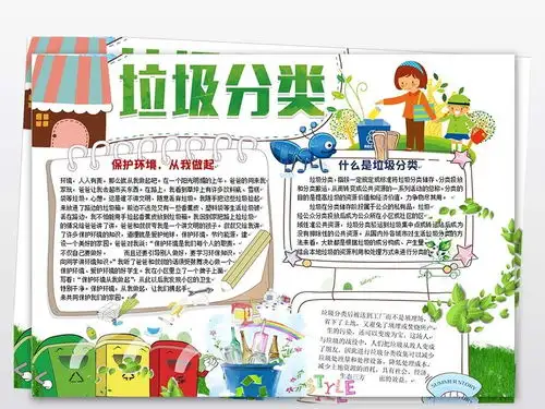 word垃圾分类小报绿色低碳环保手抄小报图片素材worddoc模板下载3.18mb保护环境手抄报大全环保手抄报