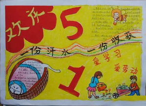 五一劳动节手抄报模板素材大全,快给孩子备上