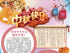 中秋节小报读书古诗月饼文化手抄电子小报图片素材psd模板下载76.22mb中秋节手抄报大全节日手抄报