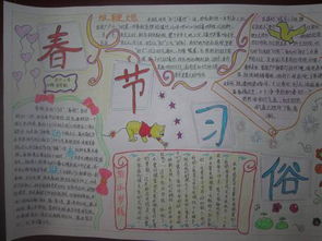 春节的来历手抄报