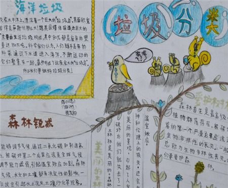 垃圾分类手抄报垃圾分类做得好