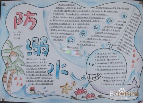 防溺水的手抄报怎么制作