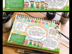 感恩小报在感恩中成长手抄报感恩节电子小报图片模板worddoc设计图下载感恩节手抄报大全编号18878963