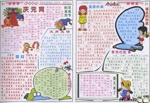 急求几张好点的关于元宵节的电子手抄报