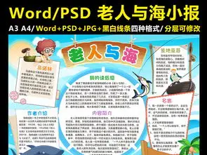 老人与海小报读书阅读手抄报海明威电子小报图片素材worddoc模板下载67.15mb其他大全读书手抄报