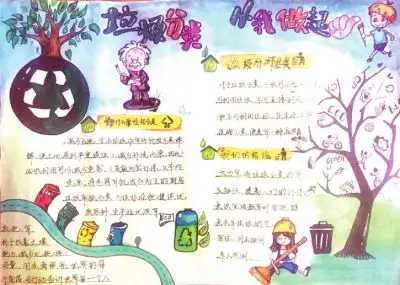娃娃们把垃圾分类画在了手抄报上德阳晚报数字报刊平台