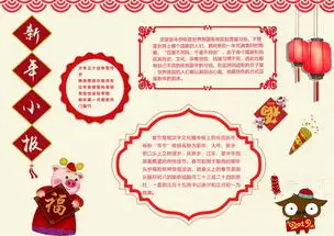 新年小报psd免费素材