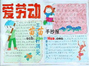 三年级劳动节手抄报