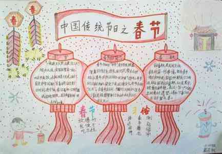 中华传统文化手抄报春节的来源