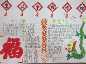 生活中的传统节日手抄报图片大全资料
