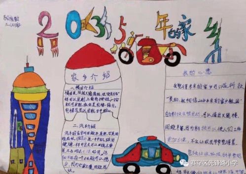 未来家乡我来绘2035年的祖国手抄报制作