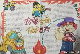 安全防火知识手抄报