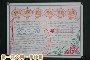 祖国在我心中手抄报我的祖国母亲