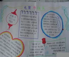 元宵节手抄报我家的元宵节