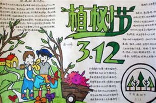 植树节手抄报素材