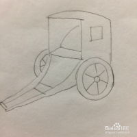 骆驼祥子黄包车简笔画怎么画