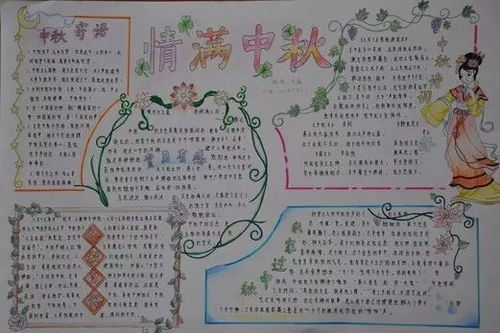 中秋节手抄报来了,快给孩子收藏