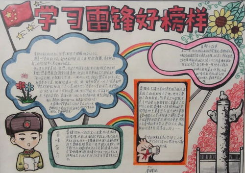 教育商丘市外国语实验小学举行学习雷锋好榜样优秀手抄报展评活动