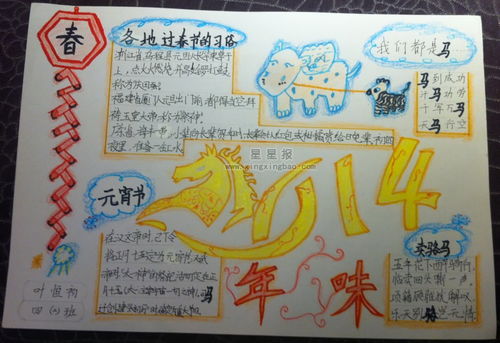 关于春节手抄报图片大全