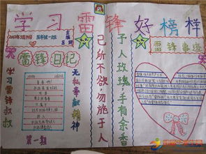 怎么办向雷锋学习,志愿服务从身边做起手抄报
