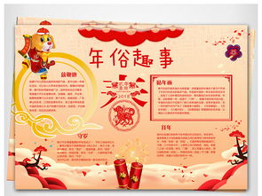 欢乐春节小报年俗趣事手抄报狗年小报图片模板psd设计图下载元旦手抄报大全编号17505900