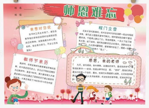 教师节主题手抄报贺卡模板祝福语大全,快为孩子收藏