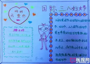 2018年三八妇女节手抄报图片,妇女节快乐