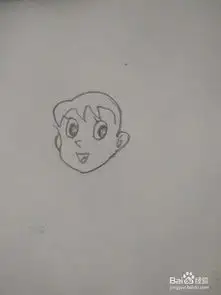 哆啦a梦中的源静香简笔画
