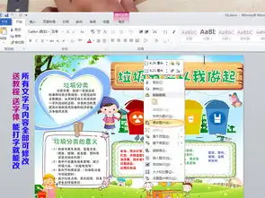 word电子小报模板环保小报垃圾分类图片素材worddoc下载131.74mb保护环境手抄报大全环保手抄报