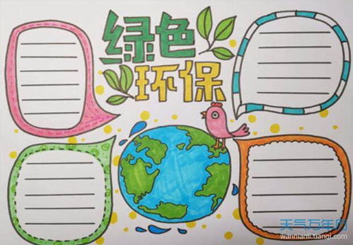 2020绿色环保手抄报2020绿色环保手抄报简单又漂亮