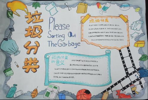 初一年级开展垃圾分类主题手抄报比赛及倡议活动