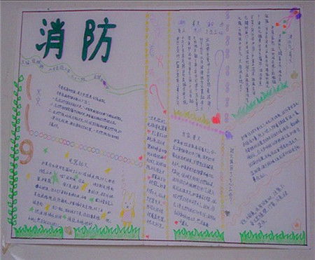 消防安全手抄报消防安全小卫士