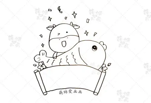 2021牛年春节防疫情手抄报模板,含内容文字,家长可收藏备用