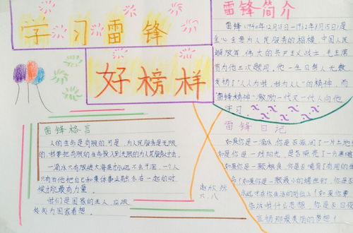 三月向雷锋同志学习手抄报