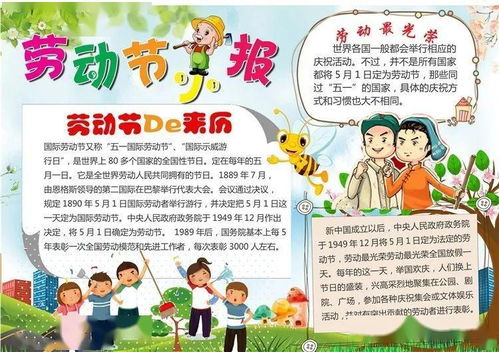 五一劳动节,这份节日小报素材集合赶紧先收藏附免费小报资源