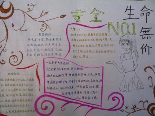 安全手抄报大图