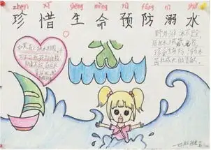 北京小学防溺水手抄报漂亮图片