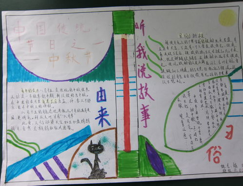 中秋节手抄报简单又漂亮