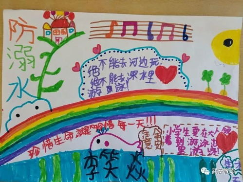 防溺水手抄报普及防溺水知识,预防为主