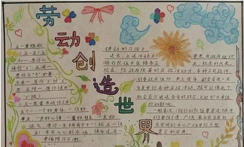 五一劳动节手抄报精选,快到五一,这份小报你要收好