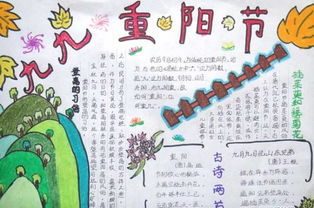 重阳节手抄报素材大全,各位老师家长拿走不谢
