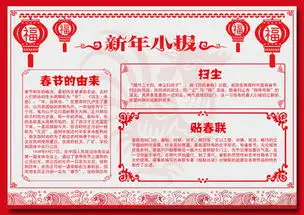 新年好黑板报图片