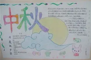 中秋节图画怎么画简单的