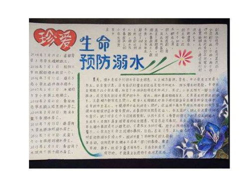珍爱生命,预防溺水,防溺水手抄报合集